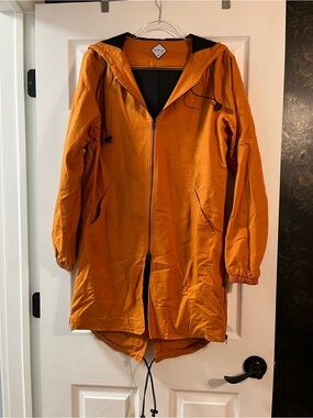 NWOT Men's Hooded Utility Parka in Orange